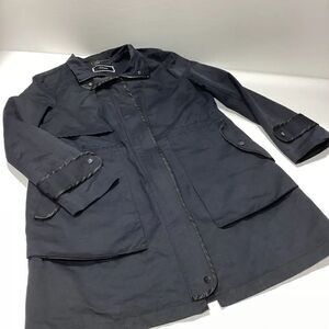 Etam Paris Brand Trench Coat Navy Blue size 42 Europe